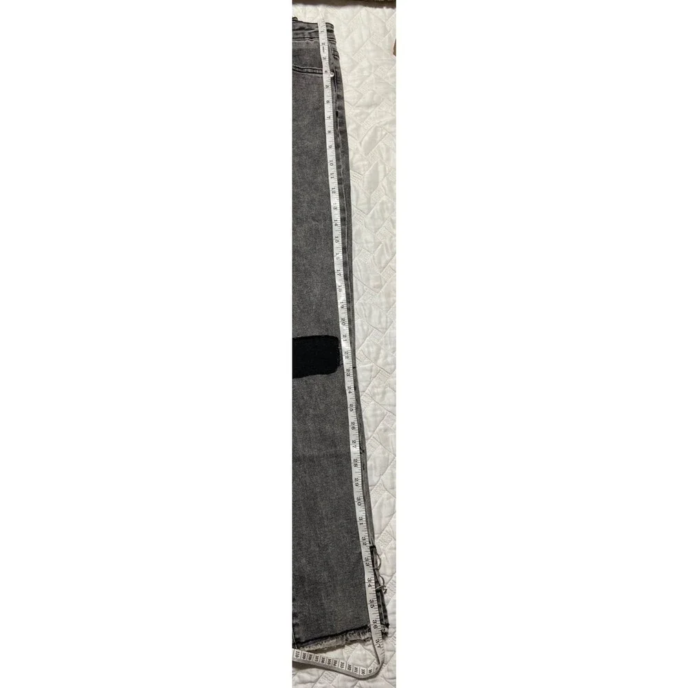 POL Jeans POL pants sexy edgy grey black jeans stretch denim NEW womens large
